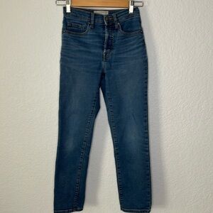 Everlane Women’s Button Fly Cigarette Ankle Jeans 24